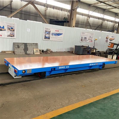 10 toneladas de carrinho de transferência de trilho de aço de aço