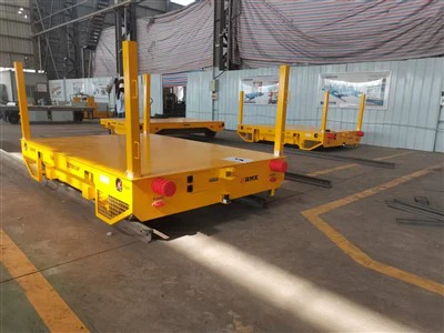 Carrinho de transferência ferroviária para estrutura de aço